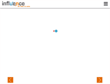 Tablet Screenshot of influence-strat.com